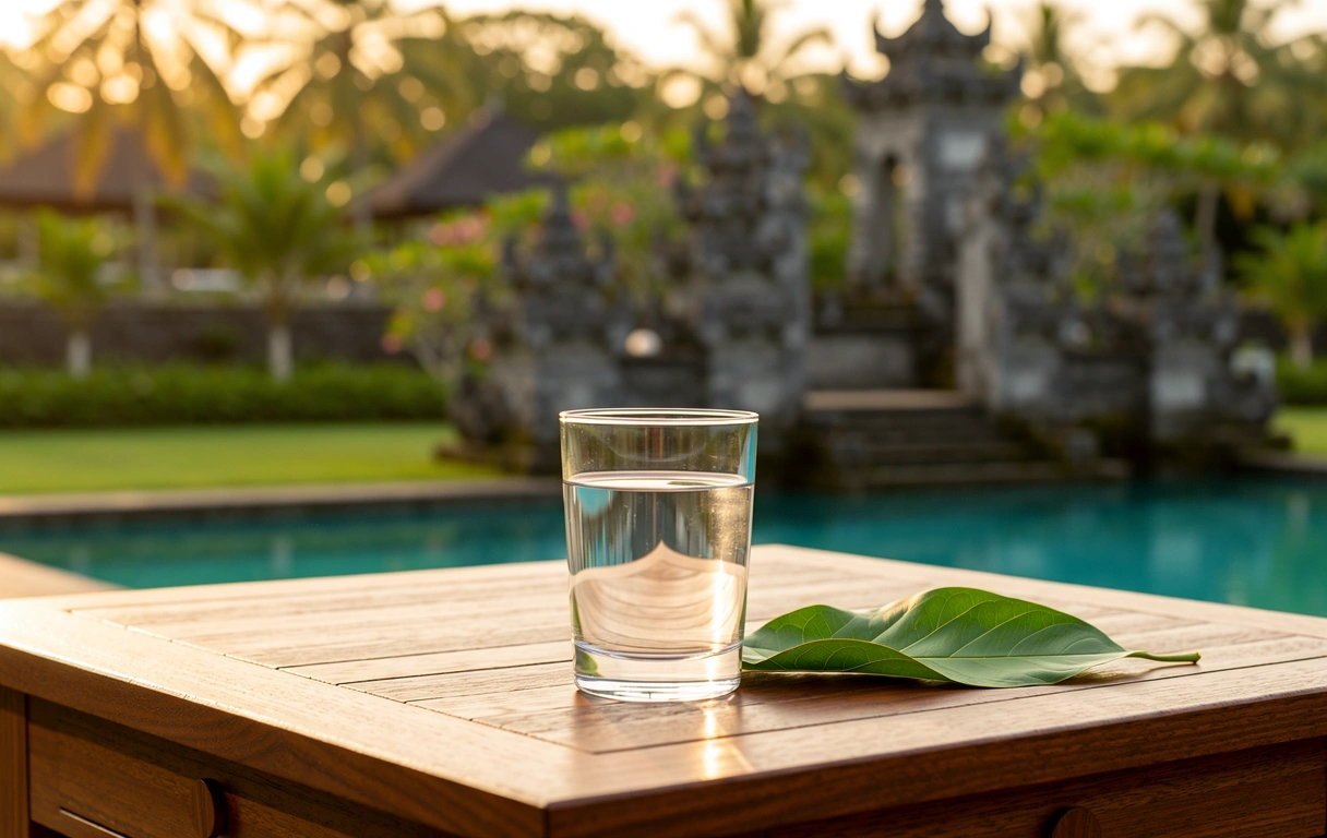 The serene environment of our Bali wellness hub